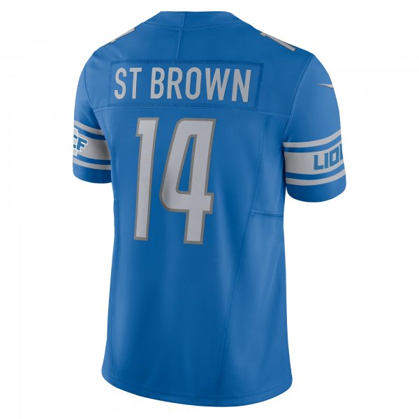 Men's Detroit Lions Amon-Ra St. Brown Nike Blue Vapor F.U.S.E. Limited Jersey