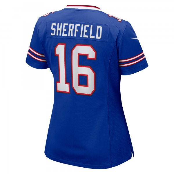 Women's Buffalo Bills Trent Sherfield Nike Royal Game Player Jersey