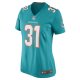 Women's Miami Dolphins Raheem Mostert Nike Aqua Game Jersey