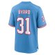 Men's Tennessee Titans Kevin Byard Nike Light Blue Oilers Throwback Alternate Game Player Jersey