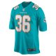 Men's Miami Dolphins Mark Milton Nike Aqua Game Jersey