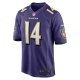 Men's Baltimore Ravens Kyle Hamilton Nike Purple Player Game Jersey