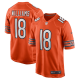 Youth Chicago Bears #18 Caleb Williams Nike Orange Alternate 2024 NFL Draft First Round Pick Player Limited Jersey