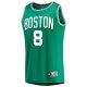 Men's Boston Celtics Kristaps Porzingis Fanatics Kelly Green Fast Break Player Jersey - Icon Edition