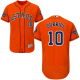 Houston Astros #10 Yuli Gurriel Orange Flexbase Collection 2017 World Series Champions Stitched MLB Jersey