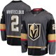 Men's Vegas Golden Knights Zach Whitecloud Fanatics Gray Alternate Breakaway Jersey