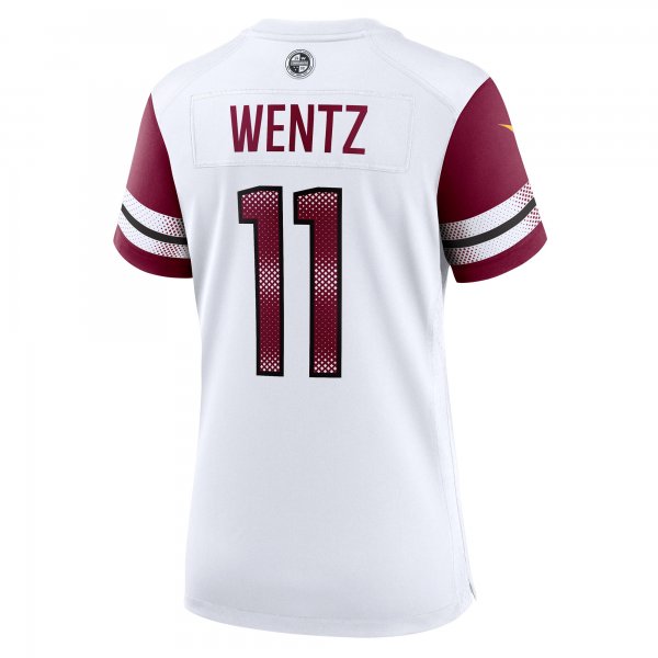 Women's Washington Commanders Carson Wentz Nike White Game Jersey