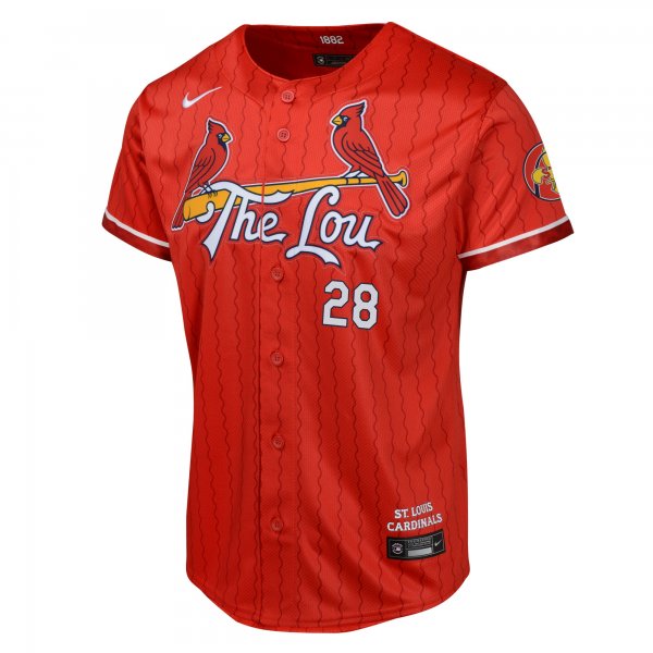 Youth St. Louis Cardinals Nolan Arenado Nike Red 2024 City Connect Limited Player Jersey