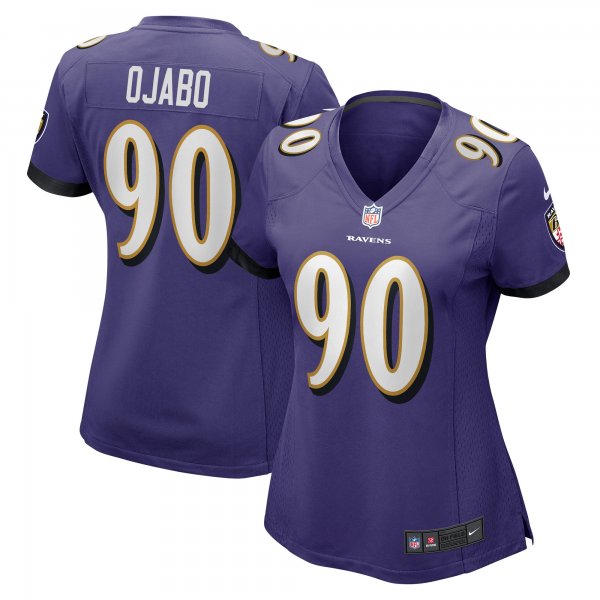 Women's Baltimore Ravens David Ojabo Nike Purple Game Player Jersey