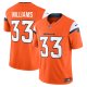 Men's Denver Broncos Javonte Williams Nike Orange Vapor F.U.S.E. Limited Jersey