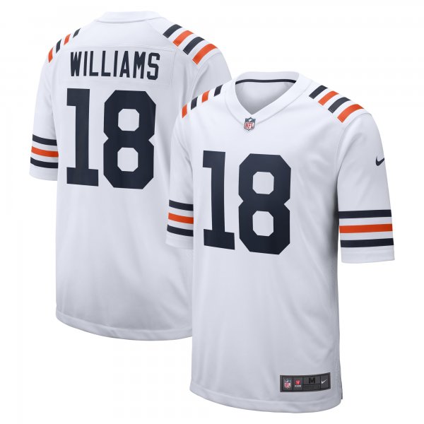 Men's Chicago Bears Caleb Williams Nike White 2024 NFL Draft 2nd Alternate Game Player Jersey