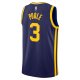 Unisex Golden State Warriors Jordan Poole Jordan Brand Navy Swingman Jersey - Statement Edition