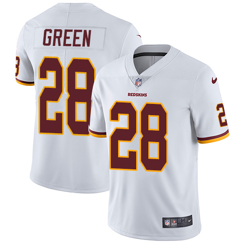 Men's Nike Washington Redskins #28 Darrell Green White Stitched NFL Vapor Untouchable Limited Jersey