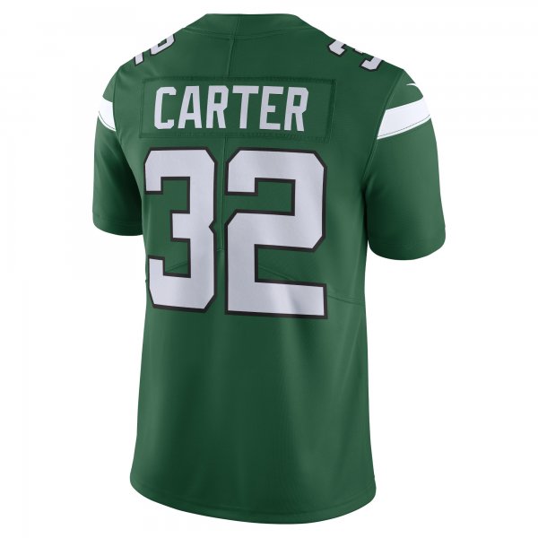 Men's New York Jets Michael Carter Nike Green Vapor F.U.S.E. Limited Jersey