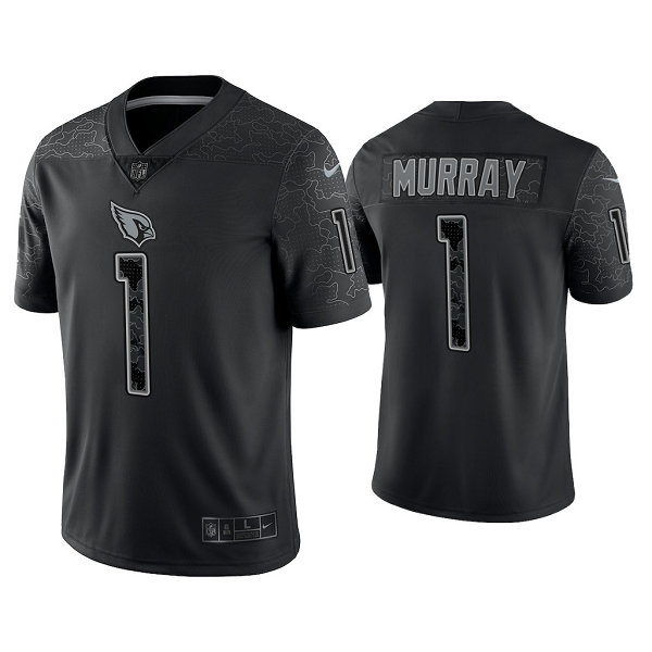 Men's Nike NFL Arizona Cardinals Kyler Murray Reflective Limited Black Jersey