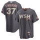 Men's Washington Nationals Stephen Strasburg Nike Charcoal City Connect Replica Player Jersey