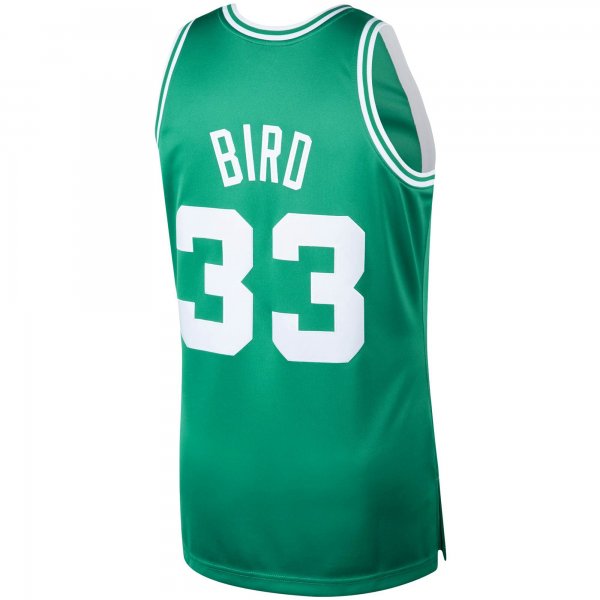 Men's Boston Celtics Larry Bird Mitchell & Ness Kelly Green 1985/86 Hardwood Classics Jersey