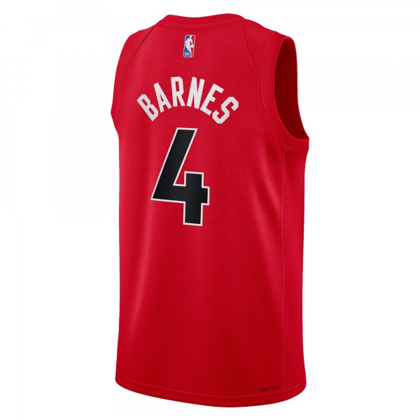 Youth Toronto Raptors Scottie Barnes Nike Red Swingman Jersey - Icon Edition