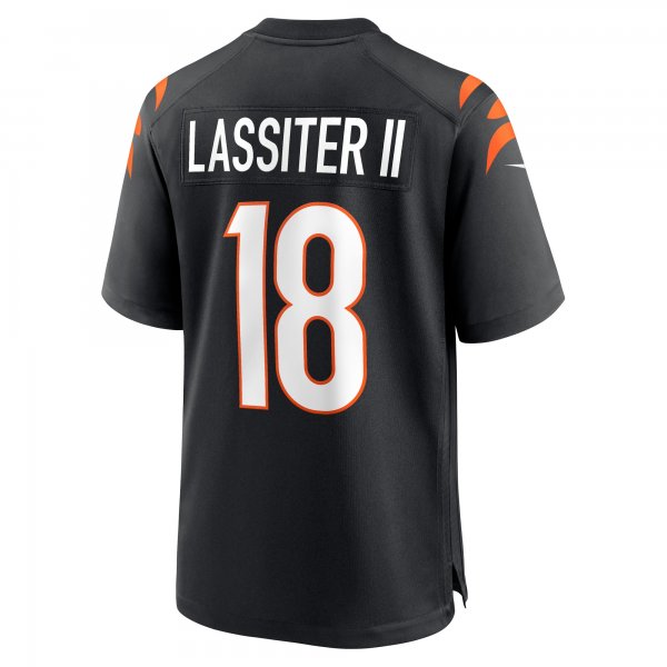 Men's Cincinnati Bengals Kwamie Lassiter II Nike Black Game Player Jersey