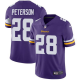 Men's Nike Minnesota Vikings #28 Adrian Peterson Purple Team Color Stitched NFL Vapor Untouchable Limited Jersey