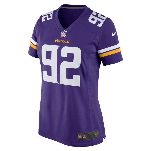 Women's Minnesota Vikings Jonah Williams Nike  Purple Team Game Jersey