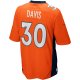 Men's Denver Broncos Terrell Davis Nike Orange Game Retired Player Jersey