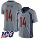 Denver Broncos #14 Courtland Sutton Gray Youth Stitched NFL Limited Inverted Legend 100th Season Jersey