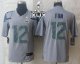 Nike Seattle Seahawks #12 Fan Grey Alternate Super Bowl XLIX Men's Stitched NFL Limited Jersey