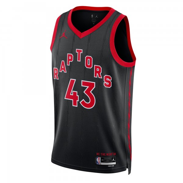 Unisex Toronto Raptors Pascal Siakam Jordan Brand Black Swingman Jersey - Statement Edition