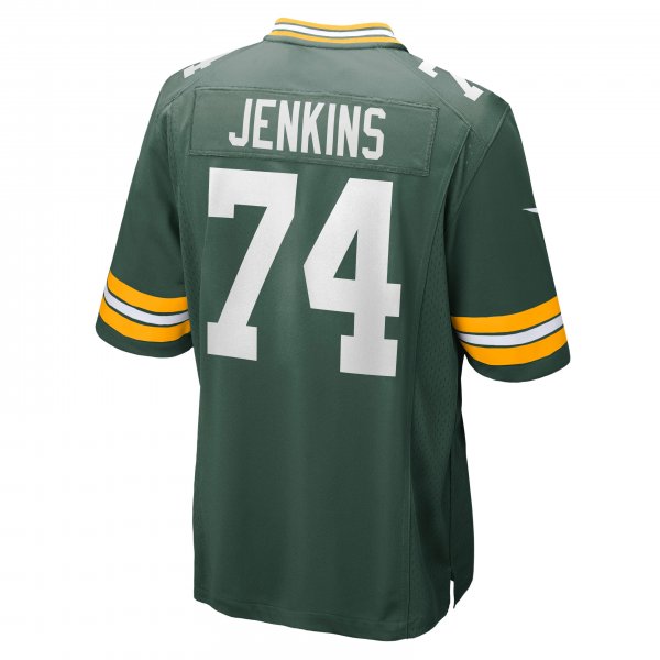 Men's Green Bay Packers Elgton Jenkins Nike Green Game Jersey