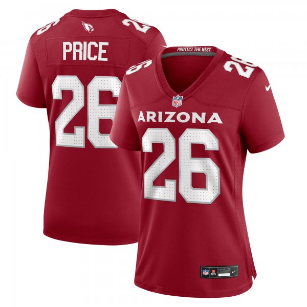 Women's Arizona Cardinals Bobby Price Nike  Cardinal Team Game Jersey