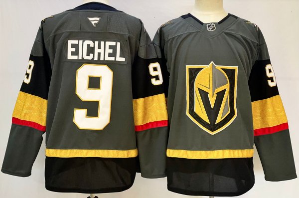 Men's #9 Jack Eichel Las Vegas Golden Knights Gray City Edition Jersey