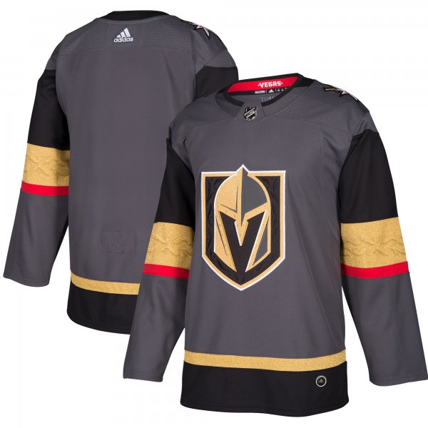 Men's Vegas Golden Knights adidas Gray Alternate Blank Jersey