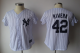 New York Yankees #42 Mariano Rivera White Strip Women's Fashion Stitched MLB Jersey