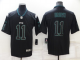 Men's Philadelphia Eagles #11 A.J. Brown Lights Out Black Stitched NFL Limited Rush Jersey