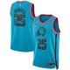 Unisex Phoenix Suns Mikal Bridges Nike Turquoise 2022/23 Swingman Jersey - City Edition