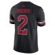 Men's Arizona Cardinals Marquise Brown Nike Black Vapor F.U.S.E. Limited Jersey