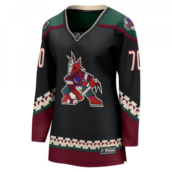 Women's Arizona Coyotes Karel Vejmelka Fanatics Black Home Breakaway Player Jersey