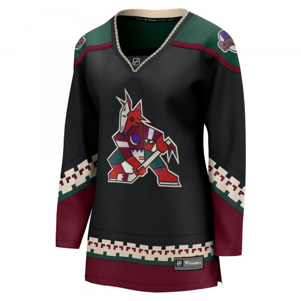 Women's Arizona Coyotes Fanatics Black Home Breakaway Jersey