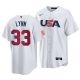 Chicago White Sox #33 Lance Lynn 2023 World Baseball Classic White  Men's USA Jersey