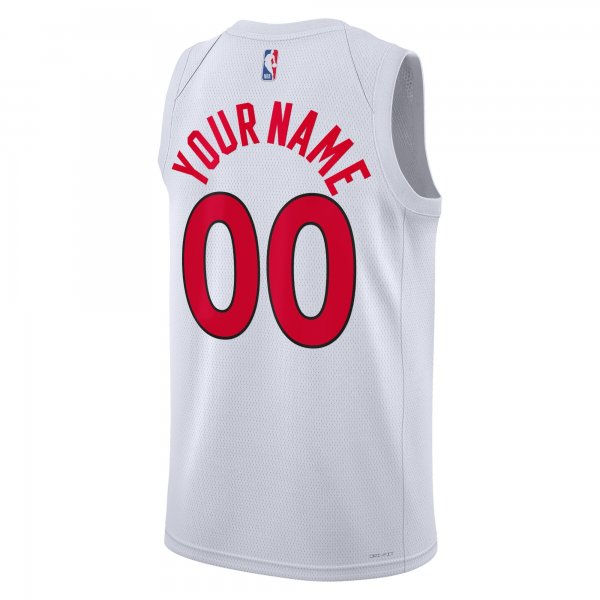 Unisex Toronto Raptors Nike White Swingman Custom Jersey - Association Edition