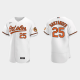 Men's Baltimore Orioles #25 Anthony Santander Home White Flex Base MLB Jersey