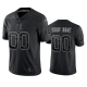 Men's NFL Indianapolis Colts Custom Black Reflective Limited Jersey