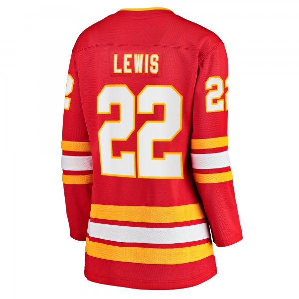 Women's Calgary Flames Trevor Lewis Fanatics Red Home Breakaway Player Jersey