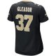 Women's New Orleans Saints Steve Gleason Nike Black Game Retired Player Jersey