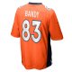 Men's Denver Broncos Michael Bandy Nike  Orange Team Game Jersey