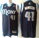 Men's Dallas Mavericks #41 Dirk Nowitzki Stitched Blue NBA Jersey