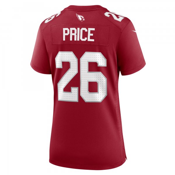 Women's Arizona Cardinals Bobby Price Nike  Cardinal Team Game Jersey