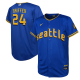 Youth Seattle Mariners #24 Ken Griffey Jr. Nike Royal 2023 City Connect Cool Base Player Jersey