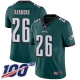 Philadelphia Eagles #26 Miles Sanders Midnight Green Team Color Men's Stitched NFL 100th Season Vapor Limited Jersey